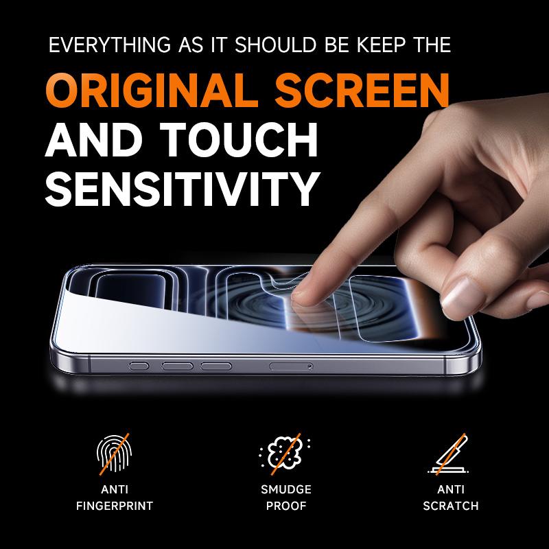 Privora 28° Anti-Spy Privacy Screen Protector, 9D Full Coverage Glass, 2 Pack