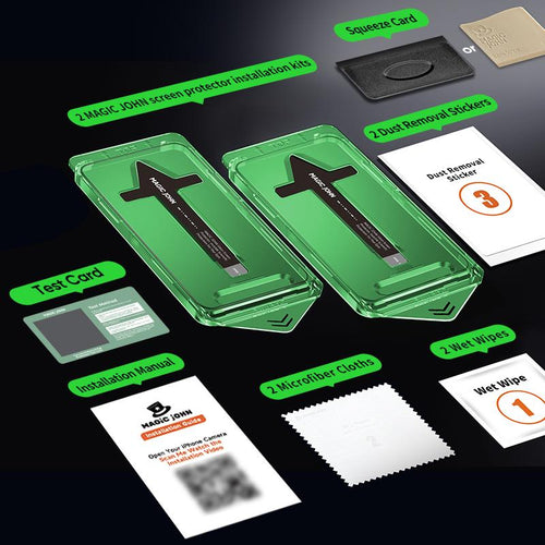 Privora 28° Anti-Spy Privacy Screen Protector, 9D Full Coverage Glass, 2 Pack